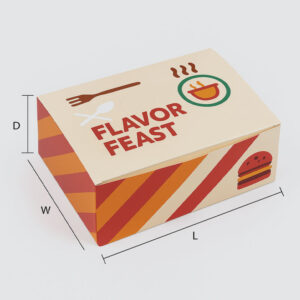 Take Out Box with Vents
