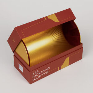 Liquor Hinged Box with Foil
