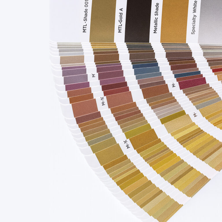 Pantone Metallic Shade Card