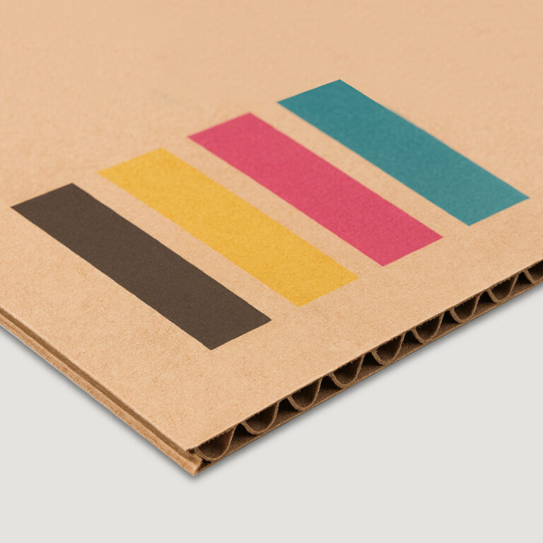 Ink Colors on Kraft Paperboard